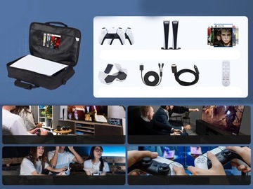 ПОРТАТИВНАЯ ДОРОЖНАЯ СУМКА ДЛЯ ХРАНЕНИЯ КОНСОЛИ PS5, ЧЕРНАЯ