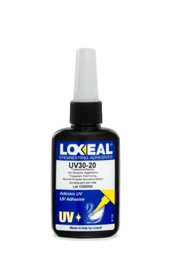 KLEJ DO SZKŁA I METALU UV ŚREDNIA LEPKOŚĆ 30-20 50 ml LOXEAL