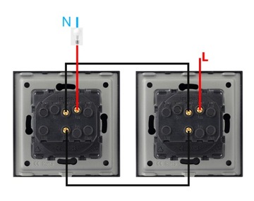 Moduł Włącznik Wyłącznik Schodowy Klatkowy Pojedynczy Złoty do Ramek MIUUN