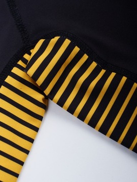 MANTO Рашгард STRIPE 2.0 черно-желтый - L
