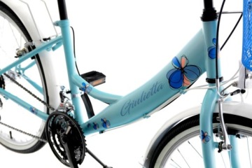 ВЕЛОСИПЕД 24 ДЮЙМА КАНДС ДЖУЛЬЕТТА СИНИЙ + КОРЗИНА 2022 г.