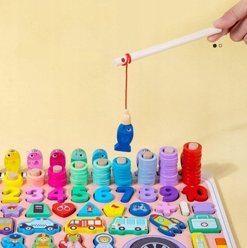 Тренировка мозга Монтессори РЫБА буквы цифры машина - скорая помощь