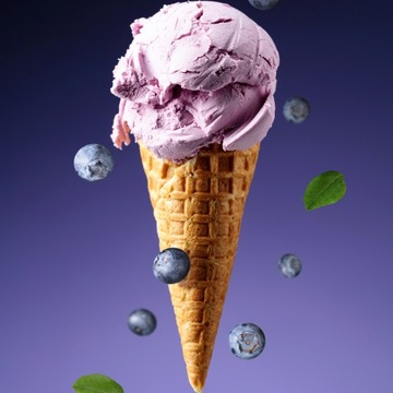 BORÓWKA Amerykańska Liofilizowana 200g GRYS Kawałki HiFOOD