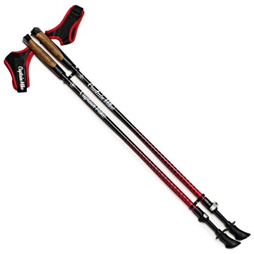 Палки для ходьбы 50% карбон NORDIC WALKING Регулируемый КОМПЛЕКТ Капитана Майка