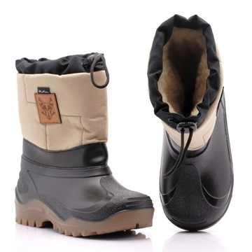 MUFLON RENBUT ŚNIEGOWCE BUTY ZIMOWE WEŁNA 31/32