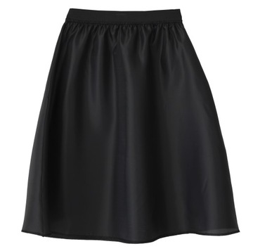 L XL HALKA CZARNA do spódnicy na gumie midi 57cm