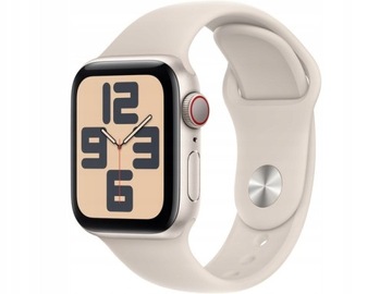 Apple Watch SE (2 gen) 40mm GPS+ CELLULAR Starlight NOWY GWARANCJA