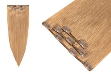 CLIP IN Włosy Doczepiane NATURALNE Dopinki 60cm 3 taśmy 70g BestHair