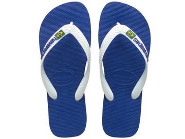 HAVAIANAS BRASIL KLAPKI JAPONKI LOGO 35-36 3B4G5*