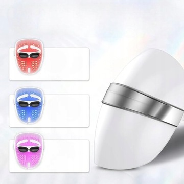 Семь цветов светодиодной фотонной маски для лица