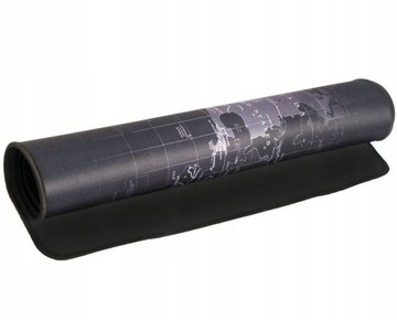 Коврик для мыши XXL 90x40см с картой мира для игр BLACK GAMING