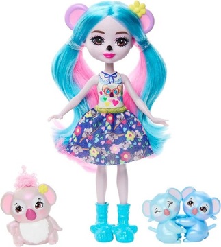 ENCHANTIMALS GLAM PARTY LALKA KARALEE KOALA FIGURKI HNT61