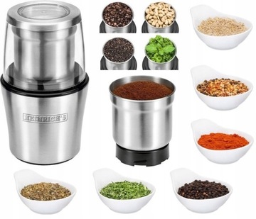 ЭЛЕКТРИЧЕСКАЯ КОФЕМОЛКА 2в1 ИЗМЕЛЬЧКА ДЛЯ СПЕЦИЙ