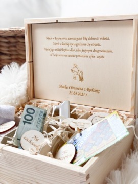 КОРОБКА ПАМЯТИ ПОДАРОК ​​КРЕЩЕНИЕ ГОДОВОЙ СУВЕНИР