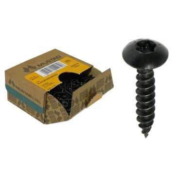 Wkręty do drewna czarne MUSTAD Panelvit 5,5x35-200