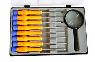 Набор паяльника с ЖК-дисплеем мощностью 100 Вт, жала, отвертки, лупа