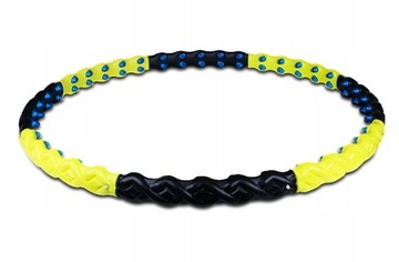 Hula hop z kulkami Hertz 110 cm żółcie
