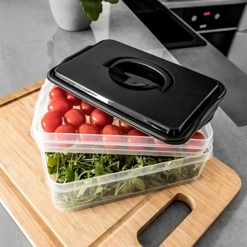 КОНТЕЙНЕР ДЛЯ МЯСА, 2-Х ЯРУСНЫЙ ОРГАНИЗАТОР ДЛЯ ХОЛОДИЛЬНИКА, LIGHT-EASY