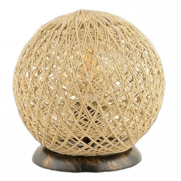 LAMPKA NOCNA 23cm BIUROWA ELEGANCKA STOJĄCA NOWOCZESNA SYPIALNI złota styl