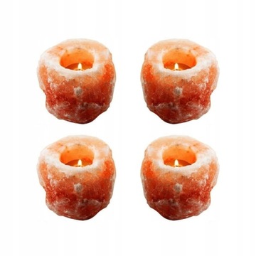 4x ŚWIECZNIK SOLNY NATURALNY JONIZATOR TEALIGHT