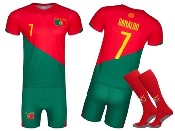 Strój Piłkarski RONALDO 7 Portugalia rozmiar 146