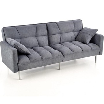 Sofa ROBERTO Rozkładana Popielata Nowoczesna Salon