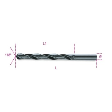 Wiertło kręte cylindryczne walcowane HSS Ø 7,50 mm DIN338, 410 Beta
