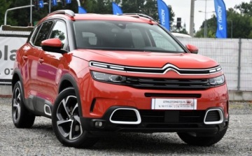 Citroen C5 Aircross I SUV 1.2 PureTech 130KM 2020 Citroen C5 Aircross SKORA Alusy LED Navi. grzane Fotele BLIS linne assist