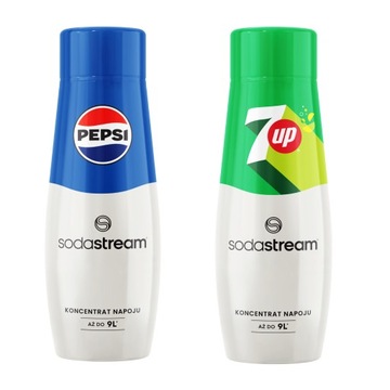SODASTREAM Zestaw koncentratów PEPSI + 7UP.