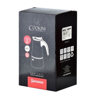 MONDEX KAWIARKA INDUKCJA NA 9 FILIŻANEK 450ml ZAPARZACZ KAWY ZE STALI