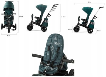 ПОВОРОТНЫЙ ДЕТСКИЙ ТРАЙК KINDERKRAFT EASYTWIST ДЛЯ ДЕТЕЙ