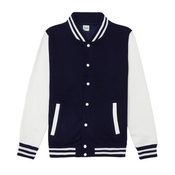 ТЕПЛАЯ БЕЙСБОЛЬНАЯ ТОЛСТОВКА, ТЕМНО-СИНЯЯ, МУЖСКАЯ, L