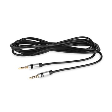 Kabel 2x Jack 3,5mm AUX 4 polowy Wtyk VITALCO 5m