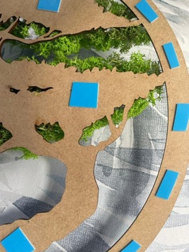 Дерево жизни Bonsai Moss Chrobotek 40см