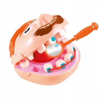 CIASTOLIN MAŁY DENTYSTA LEKARZ STOMATOLOG ZESTAW DENTYSTYCZNY PREZENT