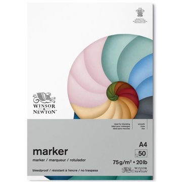 Blok A4 50k 75g do Promarkerów Winsor & Newton
