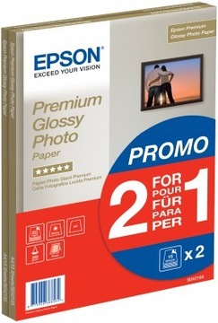 Papier EPSON Premium Glossy Photo A4 2x 15 Arkuszy