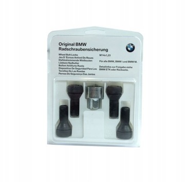 Komplet śrub zabezpieczających koła BMW 4+1Adapter