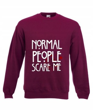 KOLOROWE BLUZY NORMAL PEOPLE SCARE ME HORROR