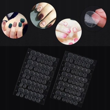 50 ШТ. ДВУСТОРОННИЕ НАКЛЕЙКИ ДЛЯ НОГТЕЙ