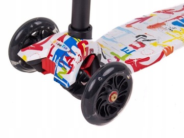 ТРЕХКОЛЕСНЫЙ СКУТЕР СО СВЕТОДИОДНЫМИ КОЛЕСАМИ ANCHEER