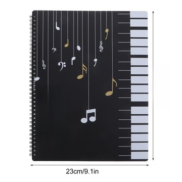 TECZKA DO PRZECHOWYWANIA PAPIERU ORGANIZER MUZYCZNY UCHWYT NA ARKUSZE A4