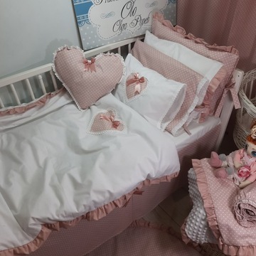 PREMIUM DOTS OLO LACE HEART Пододеяльник Белый 02 100x160