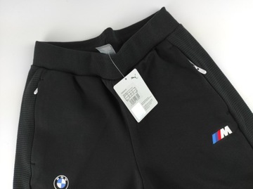 2888 SPODNIE PUMA BMW MOTORSPORT MPOWER MĘSKIE KIESZENIE NA ZAMKI BAWEŁN XS