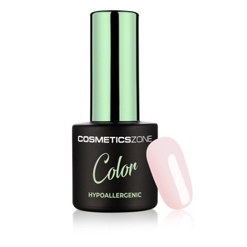 Lakier hybrydowy hipoalergiczny jasny róż drobinki 7ml 102 Cosmetics Zone