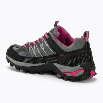 Buty trekkingowe damskie CMP Rigel Low grey/fuxia/ice 38 EU