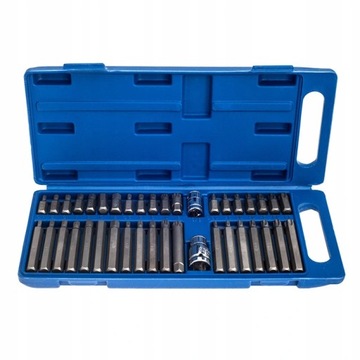 KLUCZE TORX SPLINE IMBUSOWE 40 el. CrV WYS. JAKOŚĆ