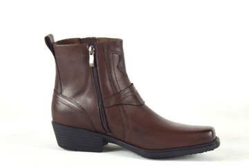 КОВБОЙСКИЕ МОТОЦИКЛОВЫЕ БОТИНКИ КОЖАНЫЕ КОРИЧНЕВЫЕ ОБУВИ PL 680