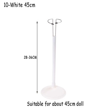 Śliczne regulowane metalowe białe/czarne lalki Dummy Puppet Wrist stojak