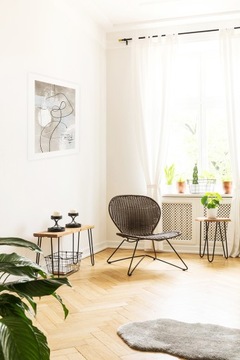 Карниз Alto 240см одинарный 19мм черный с золотом